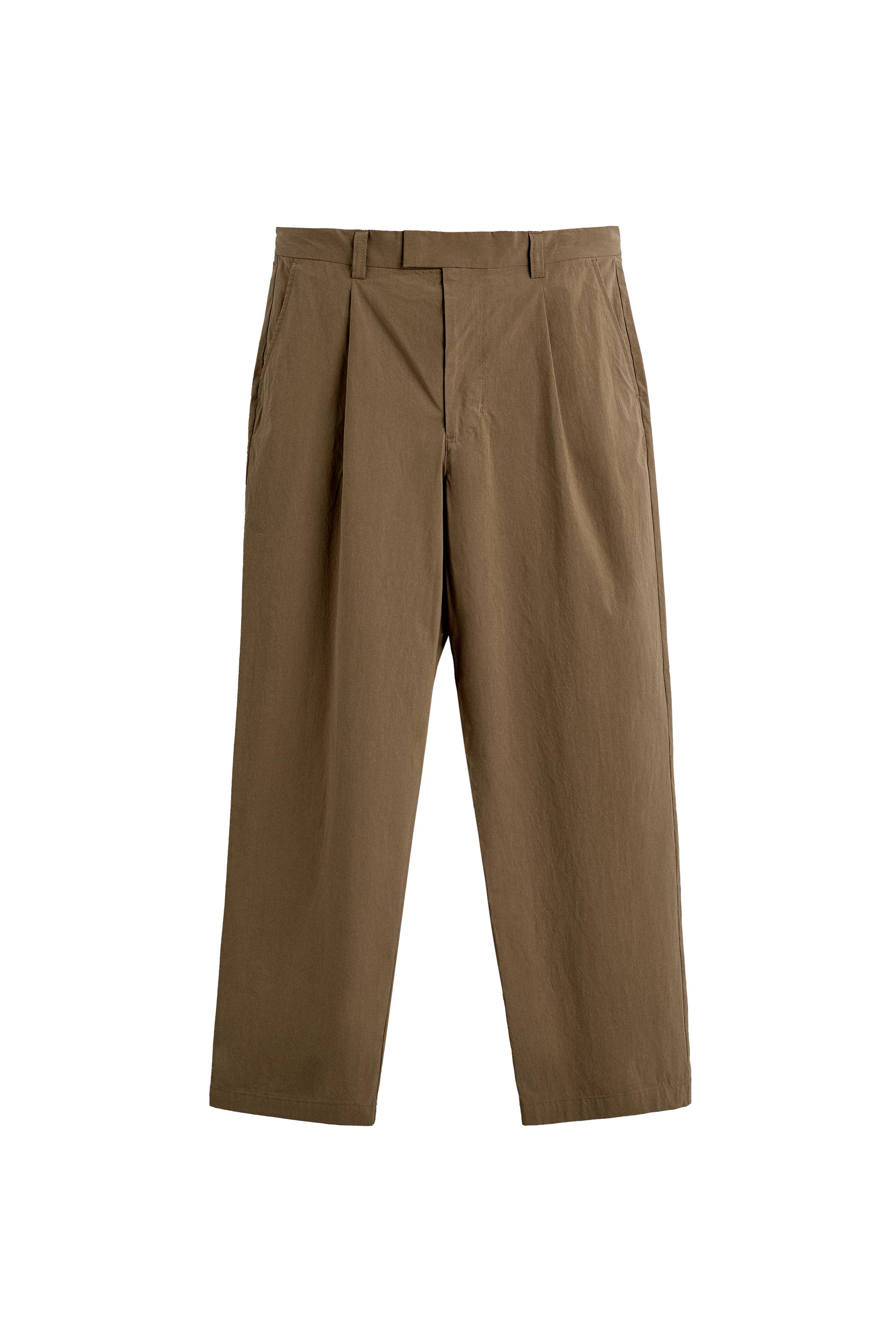 TECHNICAL WIDE FIT SUIT PANTS